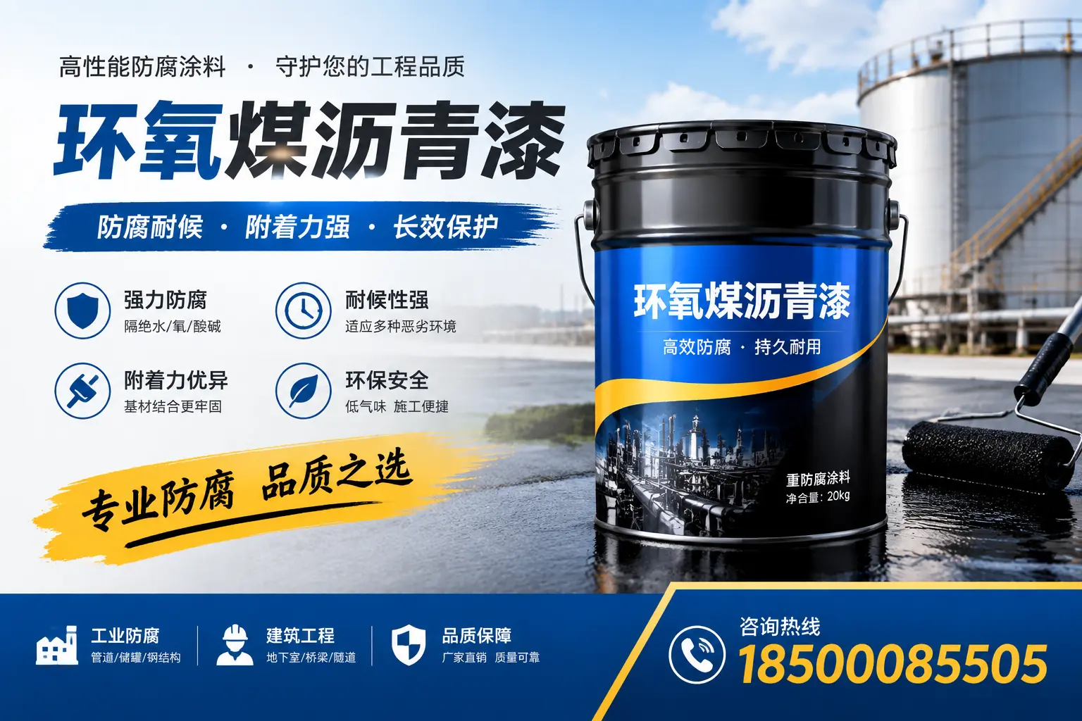 如何选择适合的环氧煤沥青漆?汕尾市场选型指南